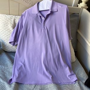 Performance The Cascade Golf Course Polo (Unlabeled) Shirt Lavender